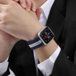 Uhrenarmband aus geflochtenem Nylon mit Fallschirmschnalle, For Apple Watch 46mm / 49mm / 45mm / 44mm, For Apple Watch 42mm / 41mm / 40mm / 38mm – Bild 6