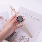 Mattes Uhrenarmband aus echtem Leder, For Apple Watch 46mm / 49mm / 45mm / 44mm, For Apple Watch 42mm / 41mm / 40mm / 38mm – Bild 4