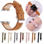 Mattes Uhrenarmband aus echtem Leder, For Apple Watch 46mm / 49mm / 45mm / 44mm, For Apple Watch 42mm / 41mm / 40mm / 38mm – Bild 3