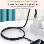 awei CL-229L USB A auf 8 Pin Braid Schnelldaten-Ladekabel – Bild 4