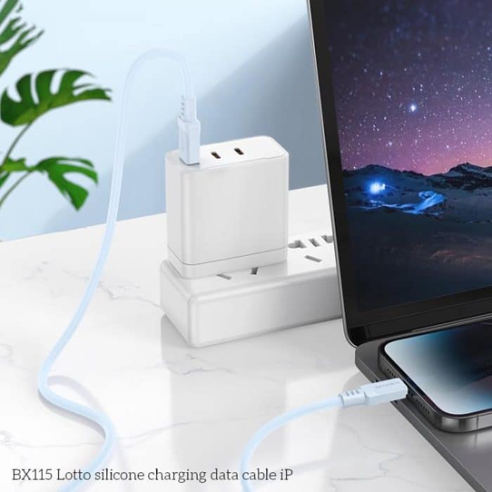 Borofone BX115 Lotto 2,4 A USB auf 8 Pin Ladekabel, Länge: 1 m – Bild 6