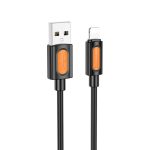 Borofone BX114 Struktur 2,4 A USB auf 8 Pin Ladedatenkabel, Länge: 1 m