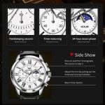 OLEVS 3632 Herren Multifunktionale Quarzuhr mit großem Zifferblatt und leuchtender, wasserdichter Uhr – Bild 4