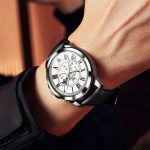 OLEVS 3632 Herren Multifunktionale Quarzuhr mit großem Zifferblatt und leuchtender, wasserdichter Uhr – Bild 6