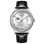 OLEVS 7040 Herren-Uhr mit Sonne, Mond und Stern, leuchtend, wasserdicht