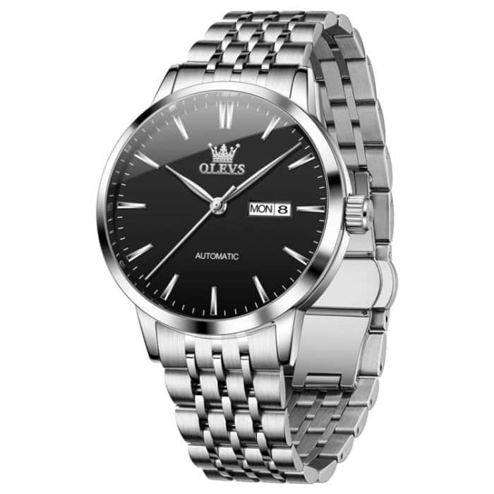 EDA007540701A_1.jpg OLEVS 7048 Mechanische Herrenuhr mit Diamanten und Doppelkalender – Bild 2