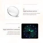 OLEVS 7039 Damen-Armbanduhr mit Sonne, Mond und Stern, leuchtend, wasserdicht – Bild 4