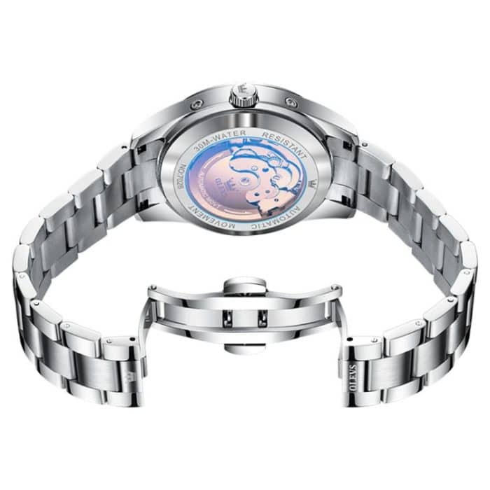 OLEVS 7028 Herren Multifunktionale leuchtende wasserdichte mechanische Uhr – Bild 3