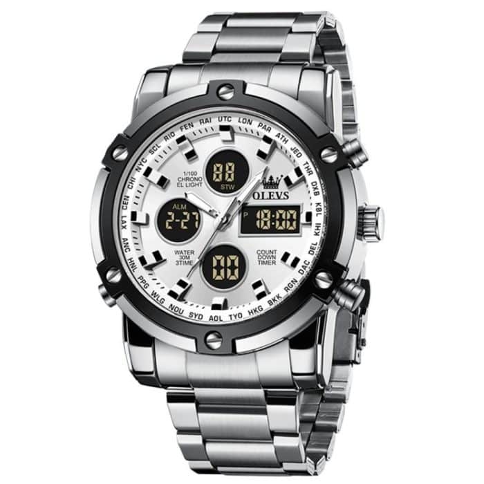 OLEVS 1106 Leuchtende wasserdichte intelligente elektronische Herrenuhr – Bild 2