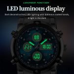 OLEVS 1106 Leuchtende wasserdichte intelligente elektronische Herrenuhr – Bild 3