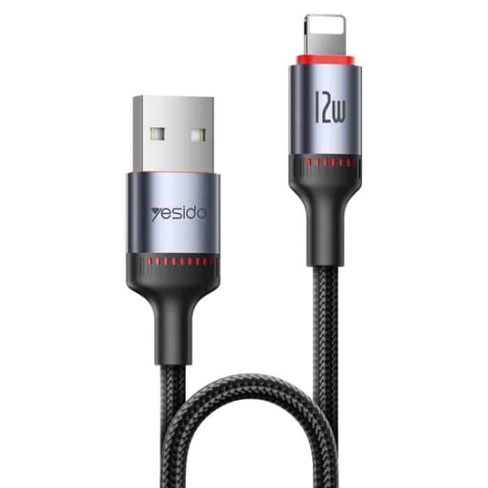 Yesido CA129L 12 W 2,4 A USB auf 8-poliges Ladedatenkabel, Länge: 1,2 m – Bild 1