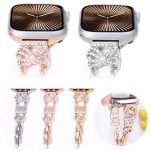 Uhrenarmband aus Edelstahl mit Schleife und Schmuckschnalle, For Apple Watch 46mm / 49mm / 45mm / 44mm, For Apple Watch 42mm / 41mm / 40mm / 38mm – Bild 2