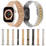 Magnetisches Uhrenarmband aus Stahl mit drei Perlen, For Apple Watch 46mm / 49mm / 45mm / 44mm, For Apple Watch 42mm / 41mm / 40mm / 38mm – Bild 2