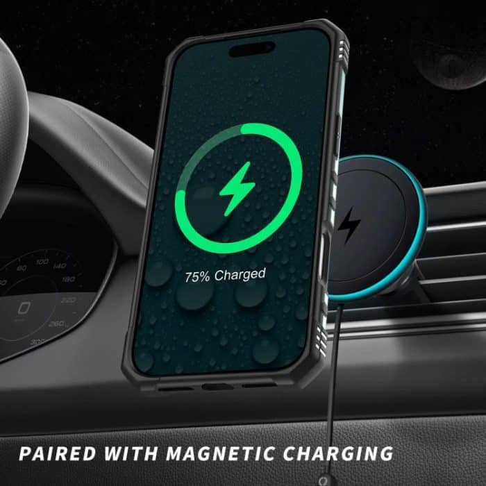 Magnetische TPU-Hybrid-PC-Telefonhülle „Starship“, For iPhone 16e, For iPhone 16 Pro Max, For iPhone 16 Pro – Bild 6