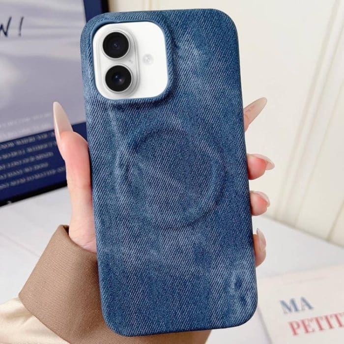 Denim MagSafe Magnetische PC + PU-Telefonhülle, For iPhone 15 Plus, For iPhone 15, For iPhone 14, For iPhone 14 Pro, For iPhone 14 Pro Max, For iPhone 13 Pro Max – Bild 1