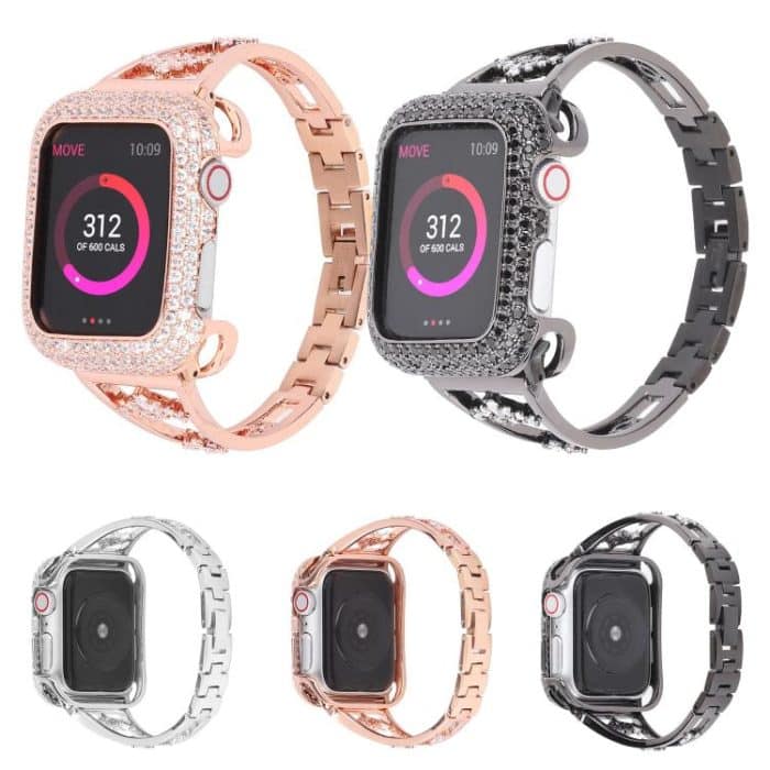 Kalebol Zirconia Watch Strap, For Apple Watch 46mm / 49mm / 45mm / 44mm, For Apple Watch 42mm / 41mm / 40mm / 38mm – Bild 2