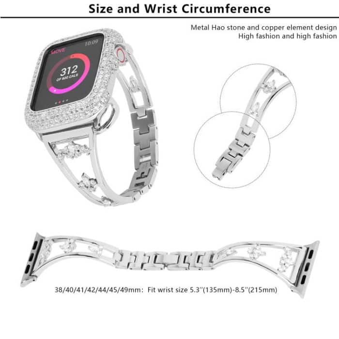 Kalebol Zirconia Watch Strap, For Apple Watch 46mm / 49mm / 45mm / 44mm, For Apple Watch 42mm / 41mm / 40mm / 38mm – Bild 3