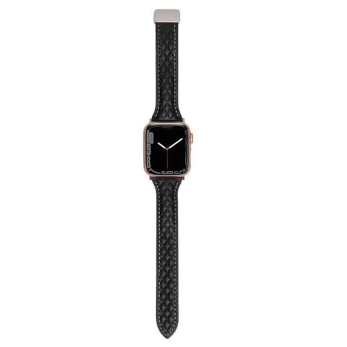 Kalebol Diamond Pattern Magnetic Buckle Leather Strap – Bild 6