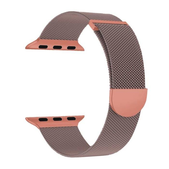 Kalebol Semi-round Tail Milan Stainless Steel Strap, For Apple Watch 46mm / 49mm / 45mm / 44mm, For Apple Watch 42mm / 41mm / 40mm / 38mm – Bild 7