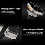 Kalebol High Elasticity L-shaped Nail Silicone Strap, For Apple Watch 46mm / 49mm / 45mm / 44mm, For Apple Watch 42mm / 41mm / 40mm / 38mm – Bild 5