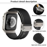 Kalebol High Elasticity L-shaped Nail Silicone Strap, For Apple Watch 46mm / 49mm / 45mm / 44mm, For Apple Watch 42mm / 41mm / 40mm / 38mm – Bild 6