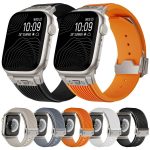 Kalebol High Elasticity L-shaped Nail Silicone Strap, For Apple Watch 46mm / 49mm / 45mm / 44mm, For Apple Watch 42mm / 41mm / 40mm / 38mm – Bild 7