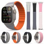 Kalebol Magnetic Silicone Strap, For Apple Watch 46mm / 49mm / 45mm / 44mm, For Apple Watch 42mm / 41mm / 40mm / 38mm – Bild 2