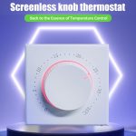 Smart Home Screenless Knob Thermostat with Dual Color LED Indicator, BHT-101GAL Water Heating, BHT-101GBL Electric Heating, BHT-101GCL Boiler Heating – Bild 2