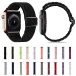 Kalebol Eight Buckle Wavy Braided Nylon Watch Band, For Apple Watch 46mm / 49mm / 45mm / 44mm, For Apple Watch 42mm / 41mm / 40mm / 38mm – Bild 2