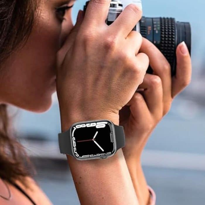 Kalebol Metal Pin Buckle Silicone Watch Band, For Apple Watch 46mm / 49mm / 45mm / 44mm, For Apple Watch 42mm / 41mm / 40mm / 38mm – Bild 6