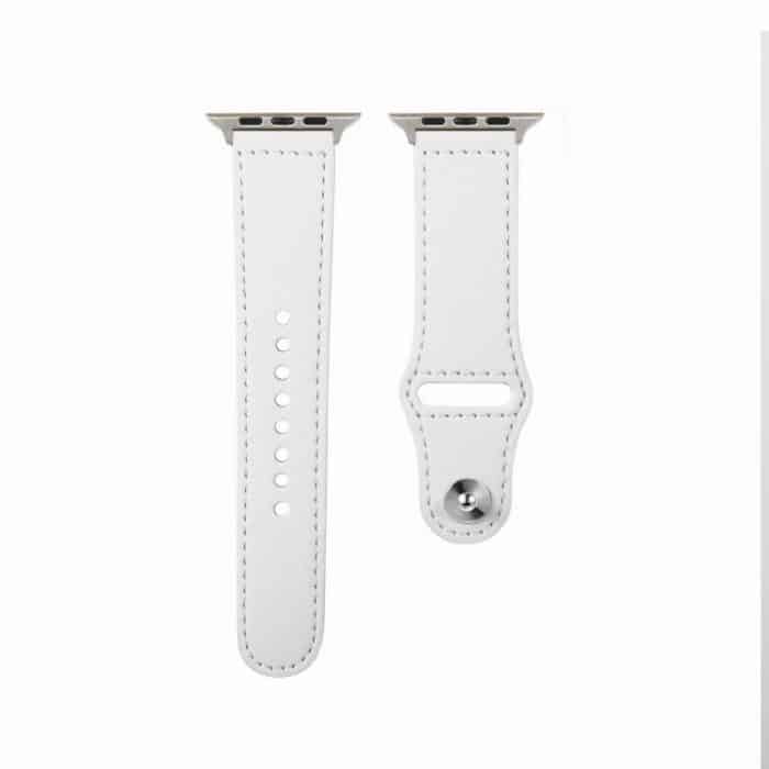 Kalebol Large Stud Buckle Leather Watch Band, For Apple Watch 46mm / 49mm / 45mm / 44mm, For Apple Watch 42mm / 41mm / 40mm / 38mm – Bild 9