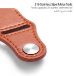 Kalebol Large Stud Buckle Leather Watch Band, For Apple Watch 46mm / 49mm / 45mm / 44mm, For Apple Watch 42mm / 41mm / 40mm / 38mm – Bild 5