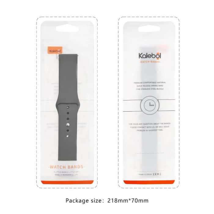 Kalebol Reverse Buckle Silicone Watch Band, For Apple Watch 46mm / 49mm / 45mm / 44mm, For Apple Watch 42mm / 41mm / 40mm / 38mm – Bild 5