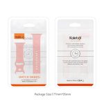 Kalebol 8-shaped Buckle Butterfly Embossed Silicone Watch Band, For Apple Watch 46mm / 49mm / 45mm / 44mm, For Apple Watch 42mm / 41mm / 40mm / 38mm – Bild 5