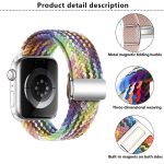 Kalebol Nylon Loop Magnetic Buckle Watch Band, For Apple Watch 46mm / 49mm / 45mm / 44mm, For Apple Watch 42mm / 41mm / 40mm / 38mm – Bild 4