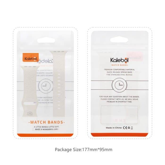 Kalebol 8-shaped Buckle Rose Embossed Silicone Watch Band, For Apple Watch 46mm / 49mm / 45mm / 44mm, For Apple Watch 42mm / 41mm / 40mm / 38mm – Bild 8