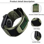 Kalebol Canvas Nylon Hook and Loop Watch Band, For Apple Watch 46mm / 49mm / 45mm / 44mm, For Apple Watch 42mm / 41mm / 40mm / 38mm – Bild 4