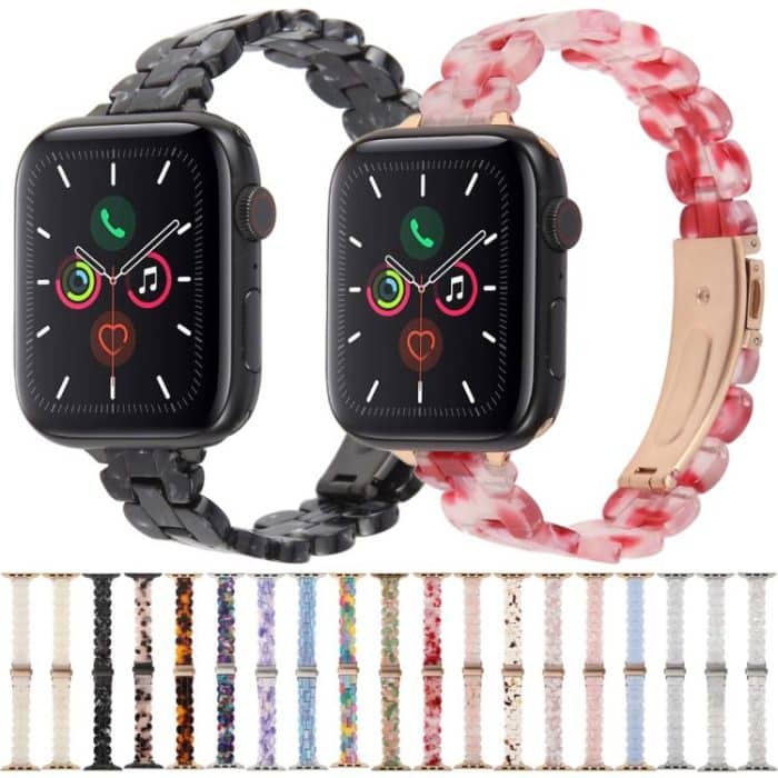 Oval Resin Watch Band, For Apple Watch 46mm / 49mm / 45mm / 44mm, For Apple Watch 42mm / 41mm / 40mm / 38mm – Bild 2