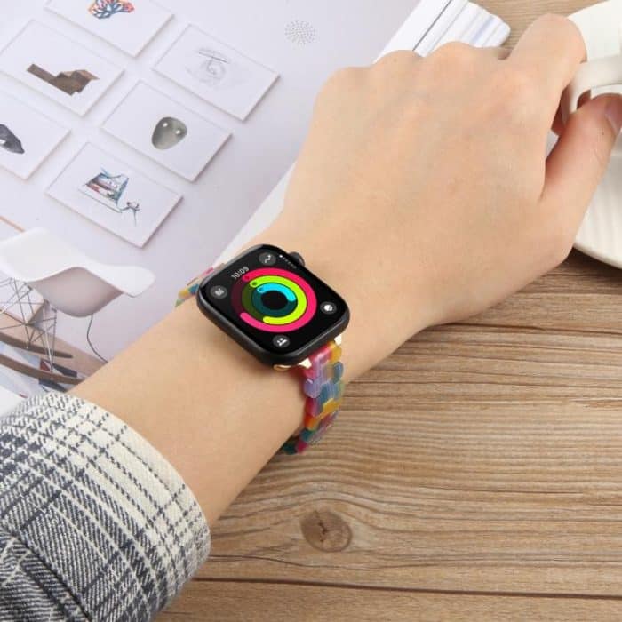 Oval Resin Watch Band, For Apple Watch 46mm / 49mm / 45mm / 44mm, For Apple Watch 42mm / 41mm / 40mm / 38mm – Bild 4