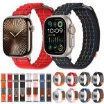 Kalebol  Dual-section Sports Nylon Loop Watch Band, For Apple Watch 46mm / 49mm / 45mm / 44mm, For Apple Watch 42mm / 41mm / 40mm / 38mm – Bild 2