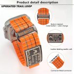 Kalebol  Dual-section Sports Nylon Loop Watch Band, For Apple Watch 46mm / 49mm / 45mm / 44mm, For Apple Watch 42mm / 41mm / 40mm / 38mm – Bild 3