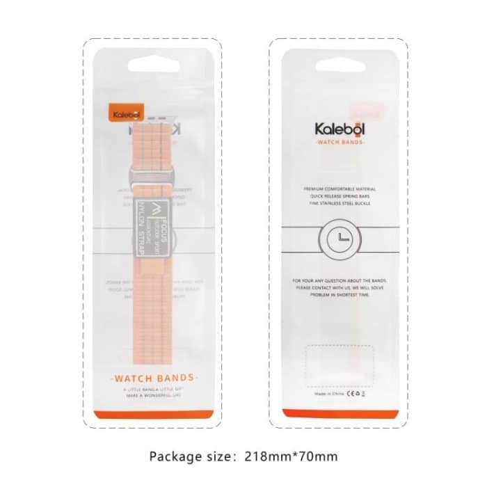 Kalebol  Dual-section Sports Nylon Loop Watch Band, For Apple Watch 46mm / 49mm / 45mm / 44mm, For Apple Watch 42mm / 41mm / 40mm / 38mm – Bild 7