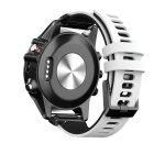 Kalebol Two-layer Silicone Watch Band, For Garmin QuickFit 22mm, For Garmin QuickFit 26mm