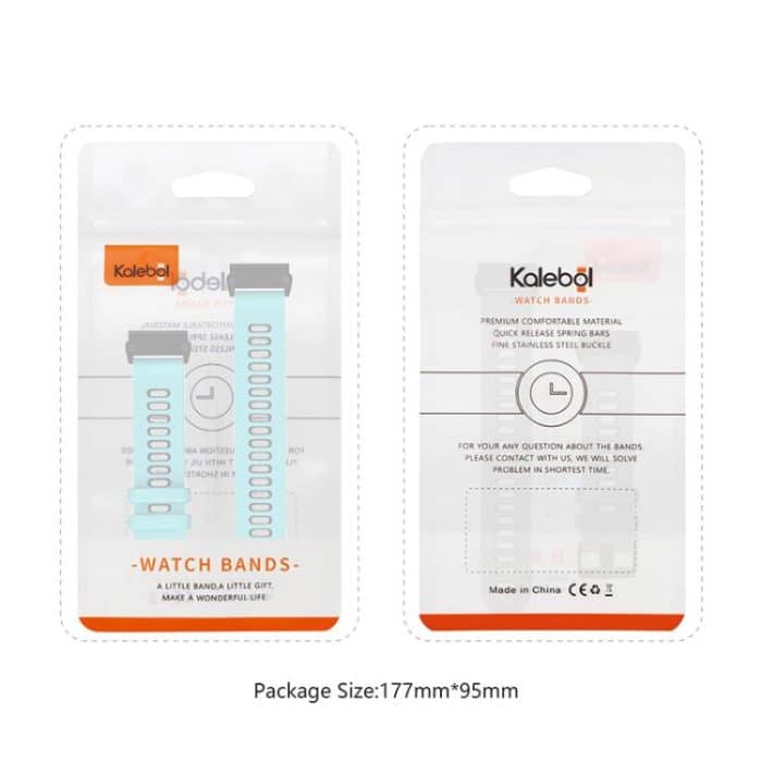 Kalebol Two-layer Silicone Watch Band, For Garmin QuickFit 22mm, For Garmin QuickFit 26mm – Bild 6