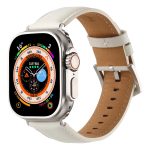 Kalebol Plain Genuine Leather Watch Band, For Apple Watch 46mm / 49mm / 45mm / 44mm, For Apple Watch 42mm / 41mm / 40mm / 38mm