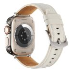 Kalebol Plain Genuine Leather Watch Band, For Apple Watch 46mm / 49mm / 45mm / 44mm, For Apple Watch 42mm / 41mm / 40mm / 38mm – Bild 7