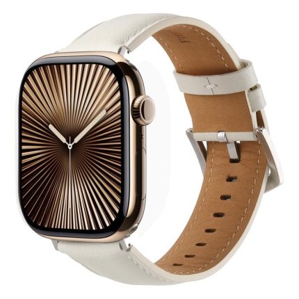 Kalebol Plain Genuine Leather Watch Band