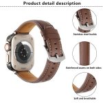 Kalebol Plain Genuine Leather Watch Band – Bild 3