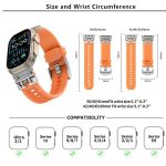 Kalebol Armor TPU Watch Band, For Apple Watch 46mm / 49mm / 45mm / 44mm, For Apple Watch 42mm / 41mm / 40mm / 38mm – Bild 4