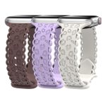 Lace Laser Engraved Leopard Silicone Watch Band – Bild 4